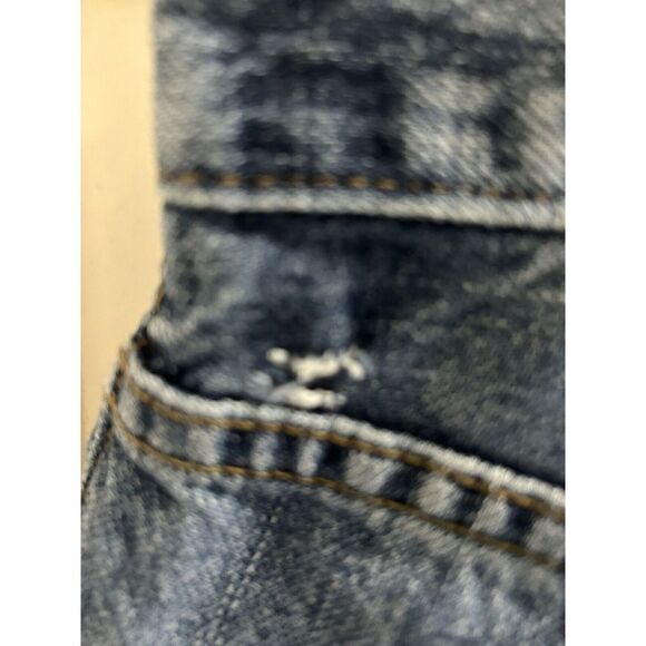 Levis 550 Medium Wash Blue Denim Shorts Relaxed Men's Size 38 - Picture 6 of 6